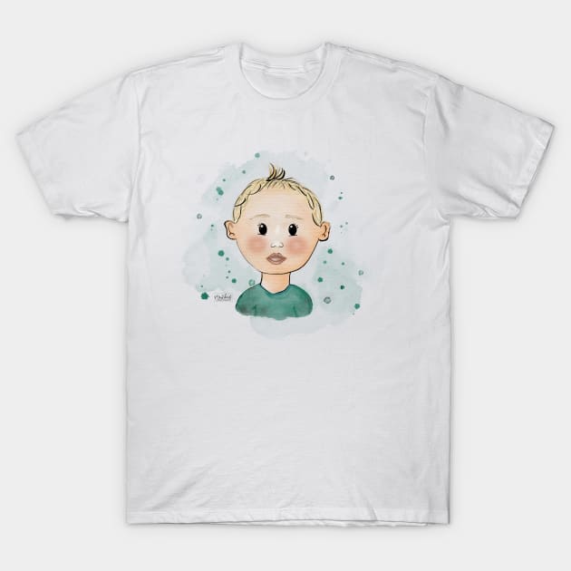 Sweet little boy T-Shirt by MoTekent